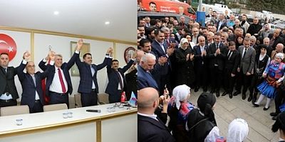 İBB adayı Murat Kurum ve Kadem Başkan, Trabzonlular Derneği’ni ziyaret etti