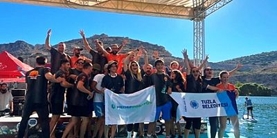 Nefes Kesen Gaziantep Su Sporları Festival'inden Bir Kupa da Tuzla’ya 