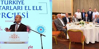 Süleyman Soylu “Türkiye Muhtarları El Ele Projesi” toplantısına Maltepe Kaymakamı ve Muhtarlar katıldı