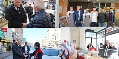 Cumhur İttifakı AK Parti Maltepe Belediye Başkan Adayı Kadem Ekşi  esnaf ziyaretlerini sürdürüyor